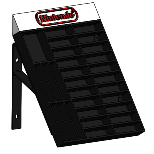 Descargar archivo STL Soporte para juegos de Nintendo • Diseño para la